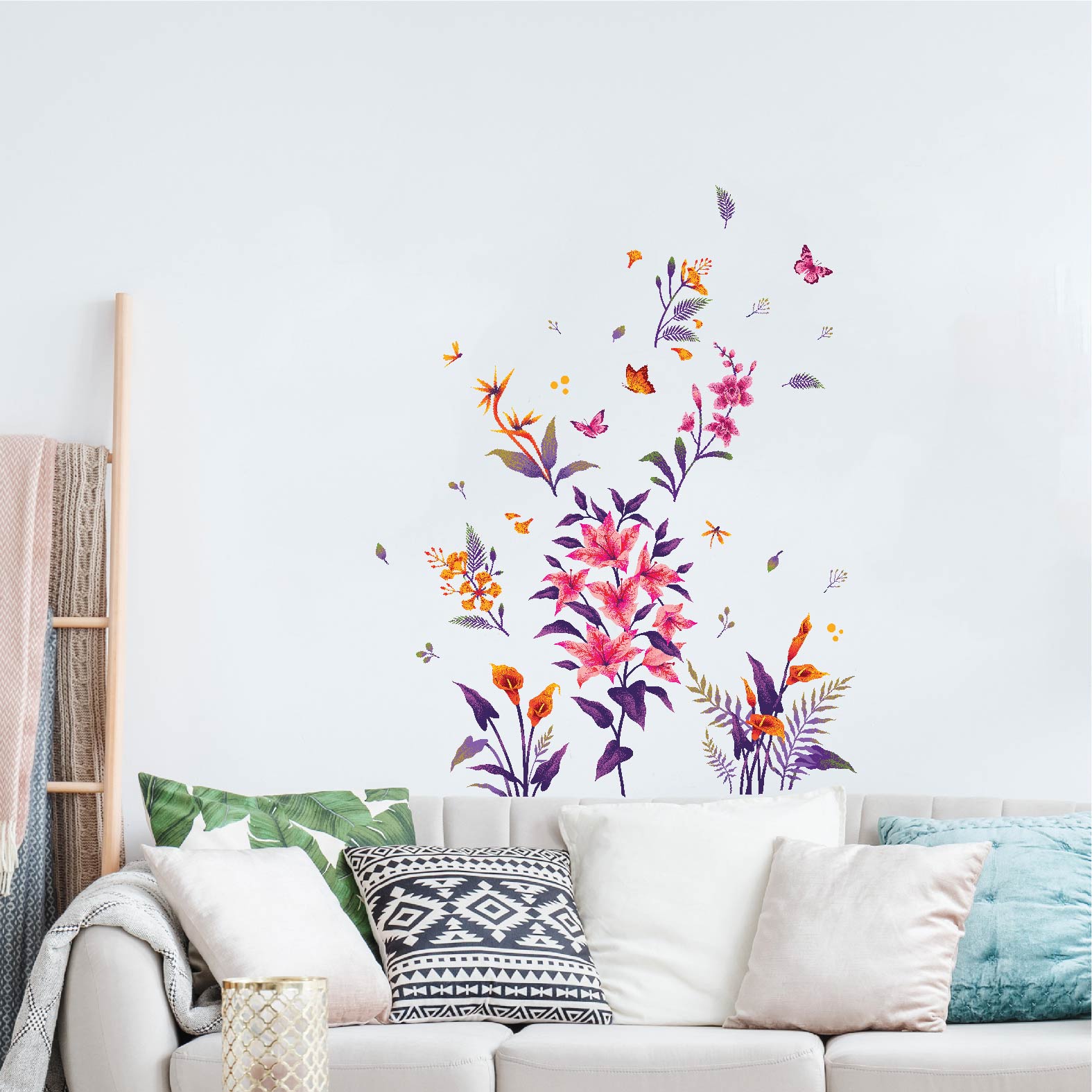 Rainforest Botanical - Wall Stickers & Decals by Asian Paints